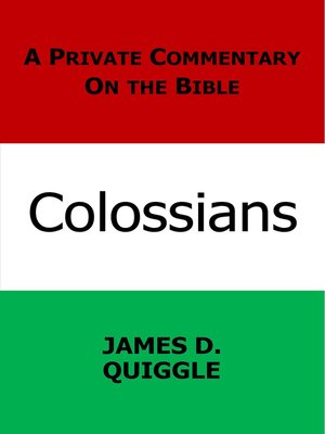 cover image of A Private Commentary on the Bible